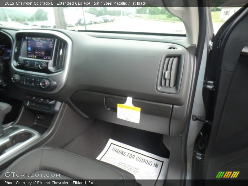 Satin Steel Metallic / Jet Black 2019 Chevrolet Colorado LT Extended Cab 4x4