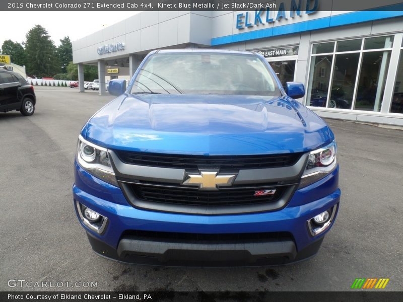 Kinetic Blue Metallic / Jet Black/Dark Ash 2019 Chevrolet Colorado Z71 Extended Cab 4x4