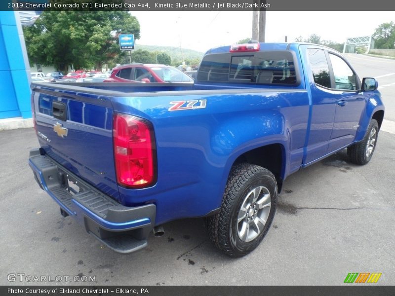 Kinetic Blue Metallic / Jet Black/Dark Ash 2019 Chevrolet Colorado Z71 Extended Cab 4x4