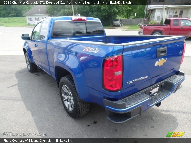 Kinetic Blue Metallic / Jet Black/Dark Ash 2019 Chevrolet Colorado Z71 Extended Cab 4x4