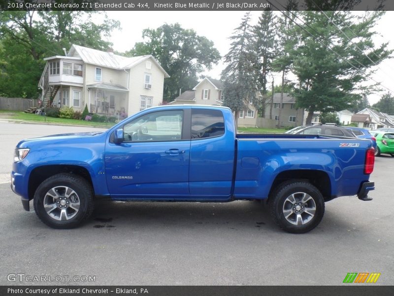 Kinetic Blue Metallic / Jet Black/Dark Ash 2019 Chevrolet Colorado Z71 Extended Cab 4x4