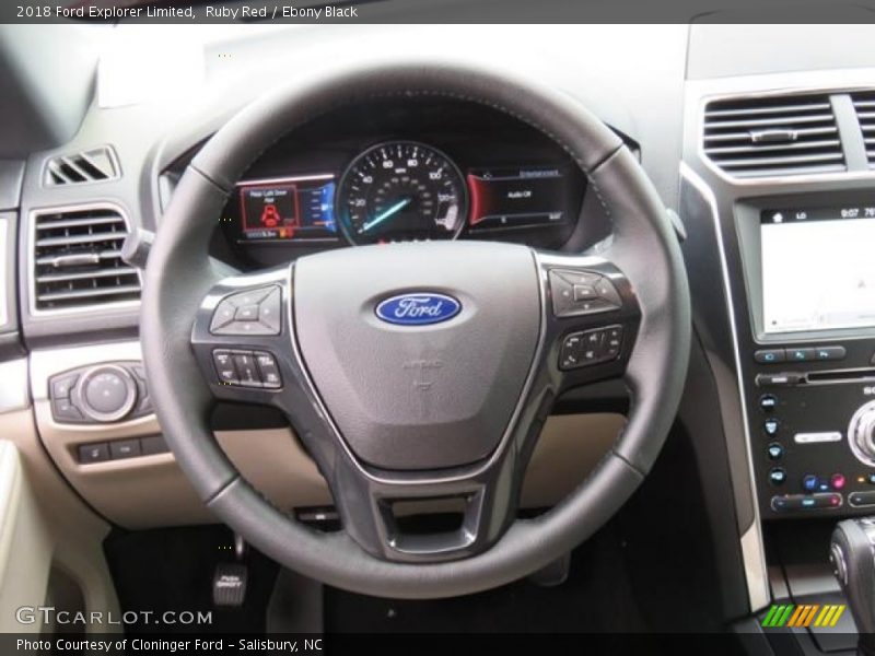 Ruby Red / Ebony Black 2018 Ford Explorer Limited