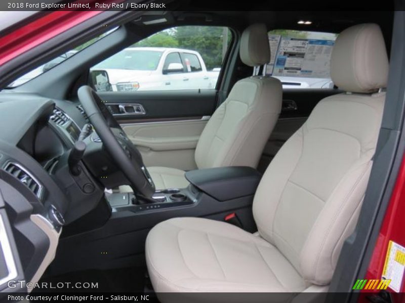 Front Seat of 2018 Explorer Limited