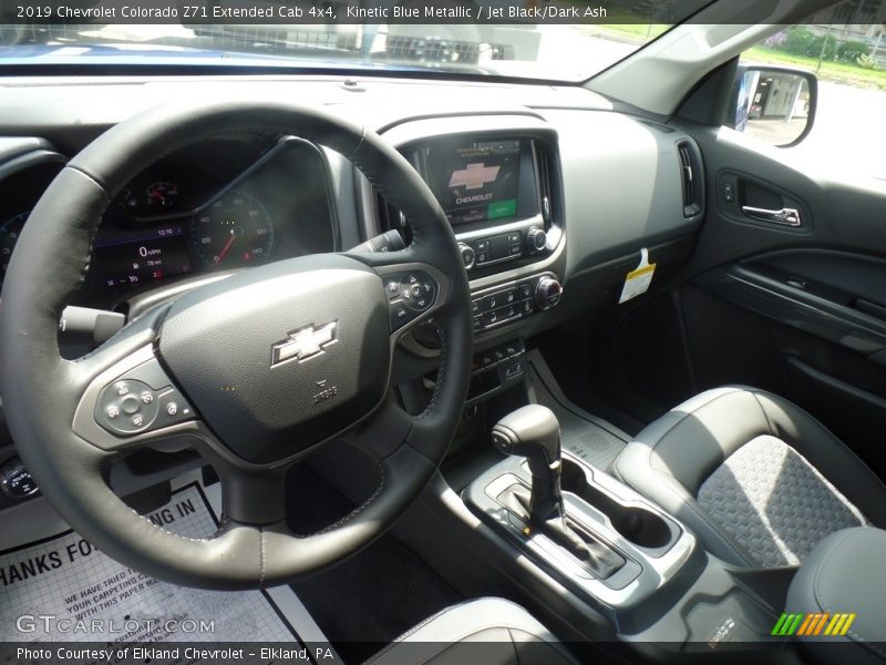 Kinetic Blue Metallic / Jet Black/Dark Ash 2019 Chevrolet Colorado Z71 Extended Cab 4x4