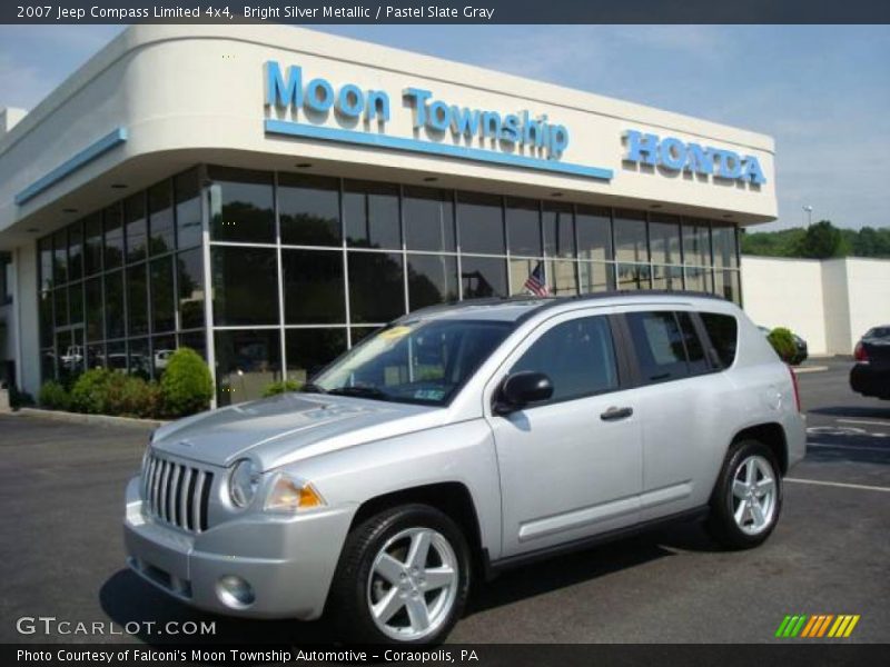 Bright Silver Metallic / Pastel Slate Gray 2007 Jeep Compass Limited 4x4