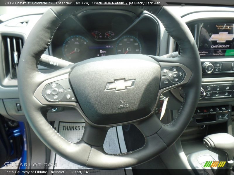 Kinetic Blue Metallic / Jet Black/Dark Ash 2019 Chevrolet Colorado Z71 Extended Cab 4x4