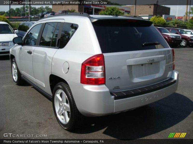 Bright Silver Metallic / Pastel Slate Gray 2007 Jeep Compass Limited 4x4