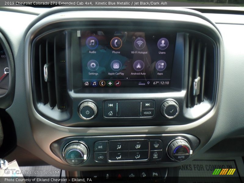 Kinetic Blue Metallic / Jet Black/Dark Ash 2019 Chevrolet Colorado Z71 Extended Cab 4x4