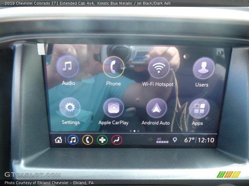 Kinetic Blue Metallic / Jet Black/Dark Ash 2019 Chevrolet Colorado Z71 Extended Cab 4x4