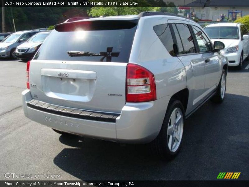Bright Silver Metallic / Pastel Slate Gray 2007 Jeep Compass Limited 4x4
