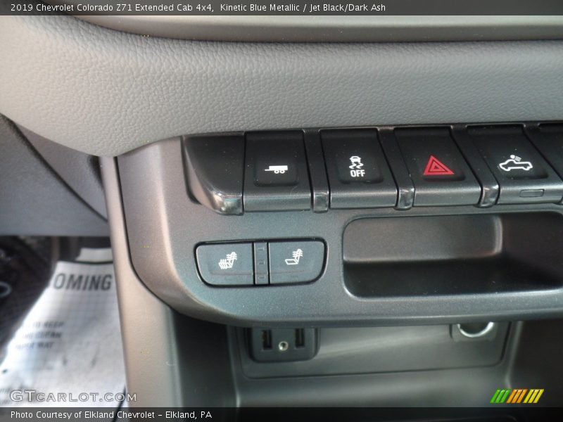 Kinetic Blue Metallic / Jet Black/Dark Ash 2019 Chevrolet Colorado Z71 Extended Cab 4x4