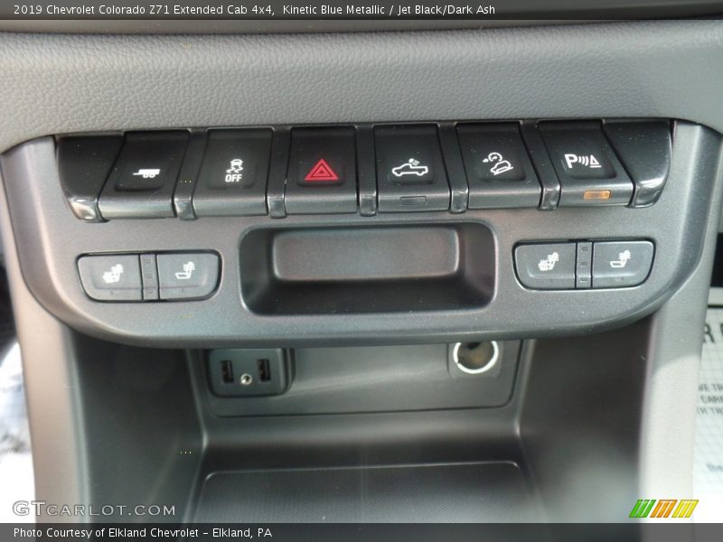 Kinetic Blue Metallic / Jet Black/Dark Ash 2019 Chevrolet Colorado Z71 Extended Cab 4x4