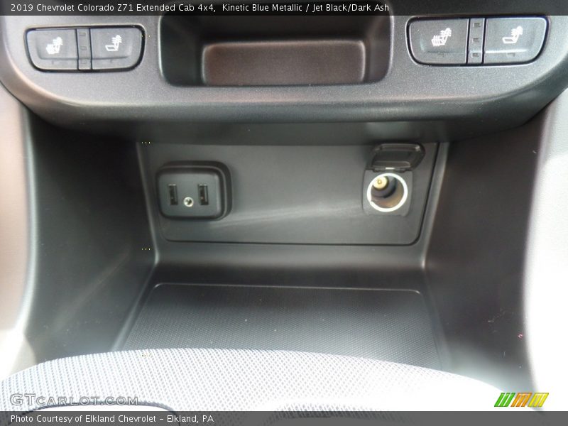 Kinetic Blue Metallic / Jet Black/Dark Ash 2019 Chevrolet Colorado Z71 Extended Cab 4x4