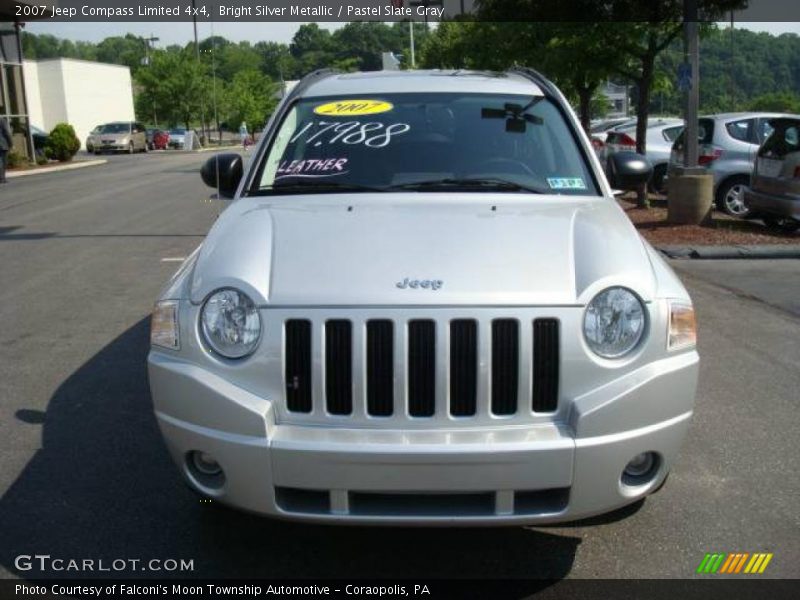 Bright Silver Metallic / Pastel Slate Gray 2007 Jeep Compass Limited 4x4