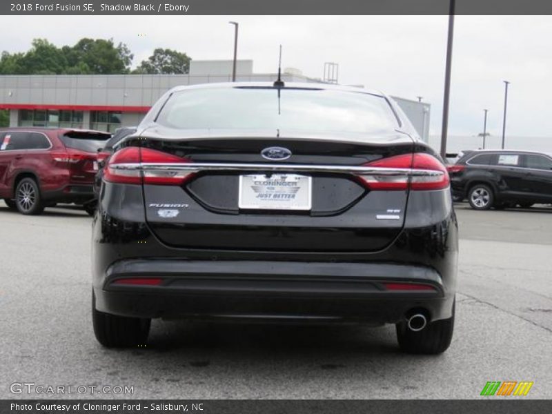 Shadow Black / Ebony 2018 Ford Fusion SE
