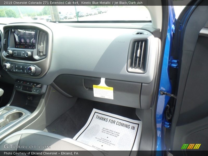 Kinetic Blue Metallic / Jet Black/Dark Ash 2019 Chevrolet Colorado Z71 Extended Cab 4x4