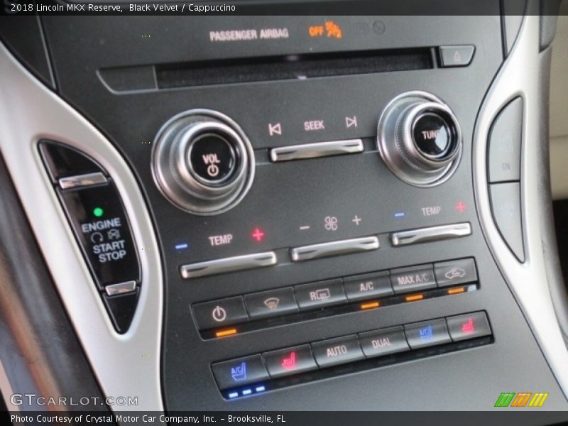 Black Velvet / Cappuccino 2018 Lincoln MKX Reserve