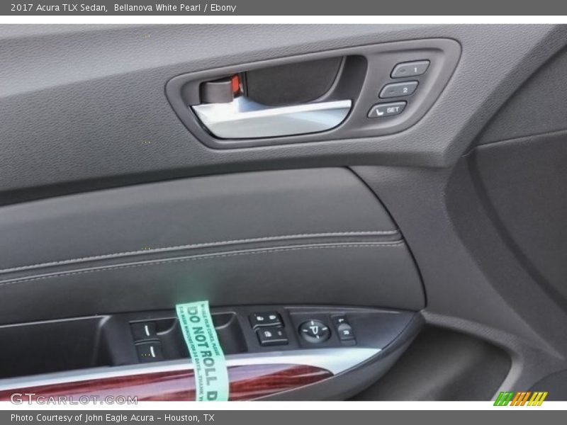 Bellanova White Pearl / Ebony 2017 Acura TLX Sedan