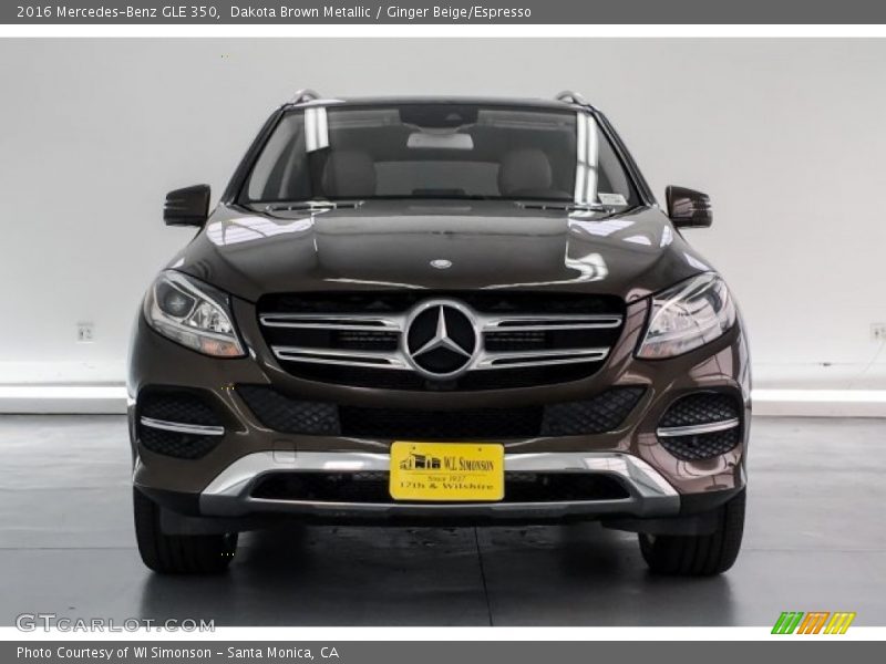 Dakota Brown Metallic / Ginger Beige/Espresso 2016 Mercedes-Benz GLE 350