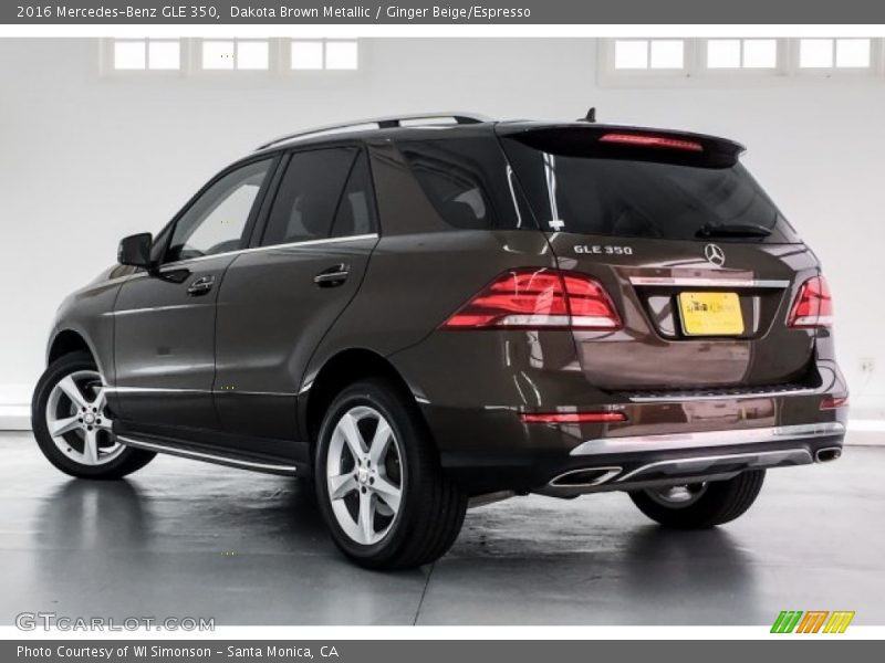 Dakota Brown Metallic / Ginger Beige/Espresso 2016 Mercedes-Benz GLE 350