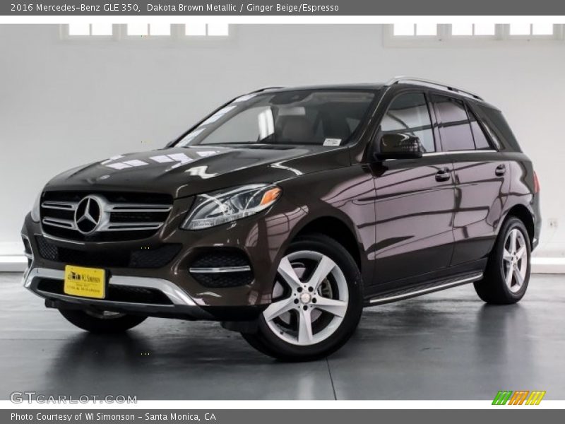 Dakota Brown Metallic / Ginger Beige/Espresso 2016 Mercedes-Benz GLE 350