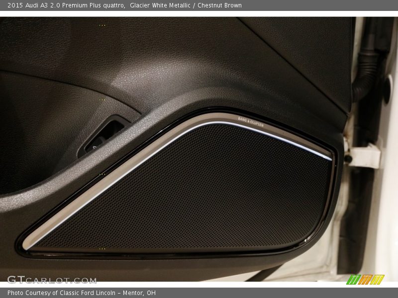 Glacier White Metallic / Chestnut Brown 2015 Audi A3 2.0 Premium Plus quattro