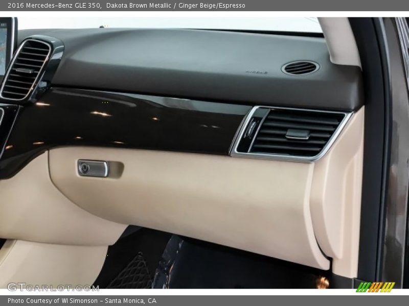 Dakota Brown Metallic / Ginger Beige/Espresso 2016 Mercedes-Benz GLE 350