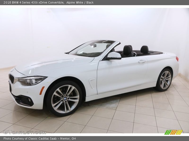 Alpine White / Black 2018 BMW 4 Series 430i xDrive Convertible