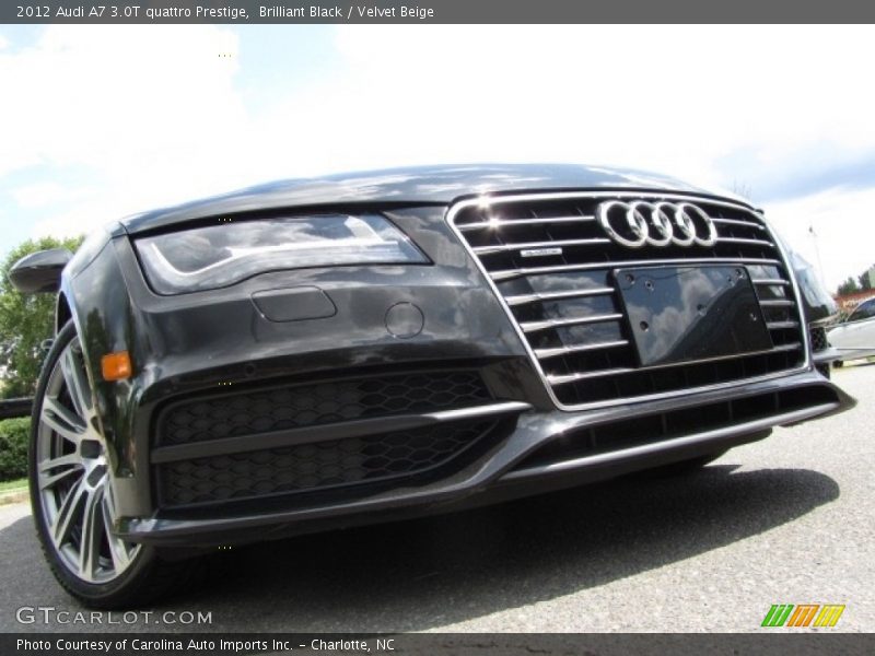 Brilliant Black / Velvet Beige 2012 Audi A7 3.0T quattro Prestige