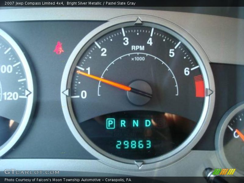 Bright Silver Metallic / Pastel Slate Gray 2007 Jeep Compass Limited 4x4