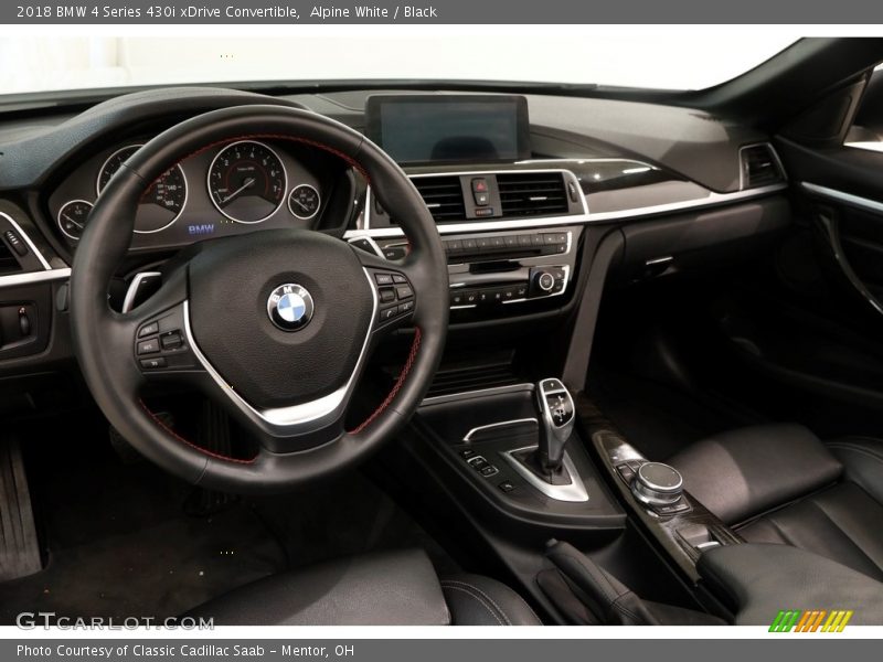 Alpine White / Black 2018 BMW 4 Series 430i xDrive Convertible