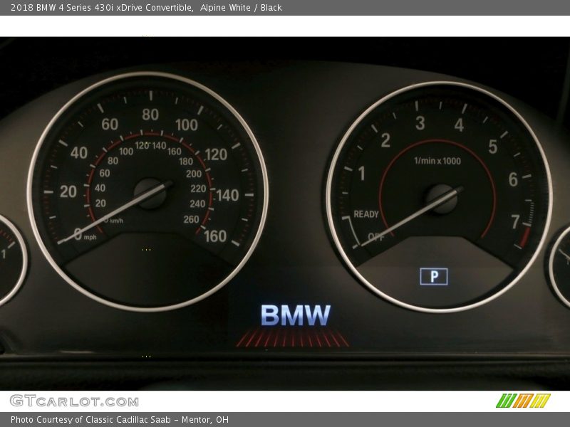 Alpine White / Black 2018 BMW 4 Series 430i xDrive Convertible