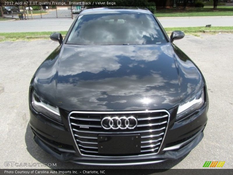 Brilliant Black / Velvet Beige 2012 Audi A7 3.0T quattro Prestige