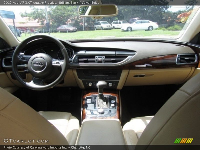 Brilliant Black / Velvet Beige 2012 Audi A7 3.0T quattro Prestige