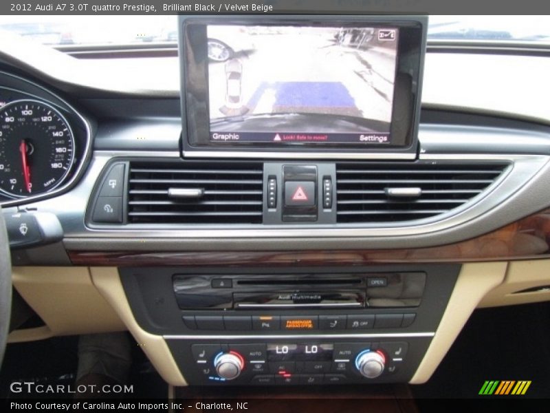Brilliant Black / Velvet Beige 2012 Audi A7 3.0T quattro Prestige