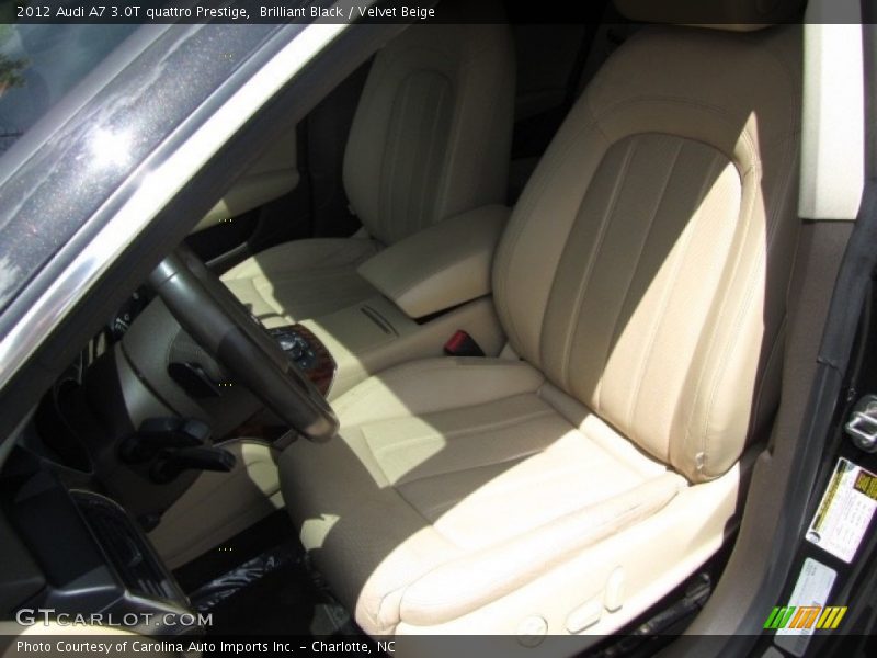 Brilliant Black / Velvet Beige 2012 Audi A7 3.0T quattro Prestige