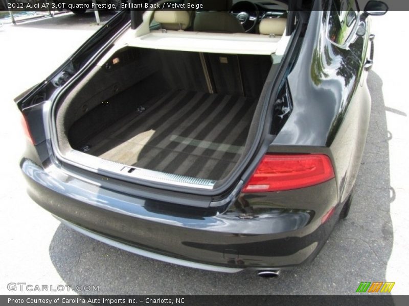 Brilliant Black / Velvet Beige 2012 Audi A7 3.0T quattro Prestige