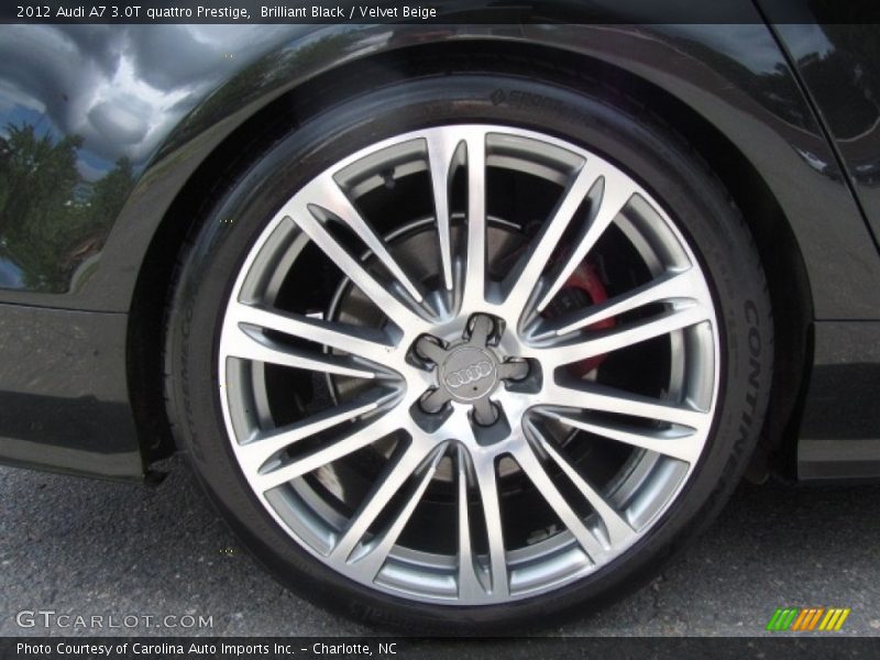 Brilliant Black / Velvet Beige 2012 Audi A7 3.0T quattro Prestige