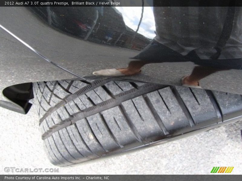 Brilliant Black / Velvet Beige 2012 Audi A7 3.0T quattro Prestige