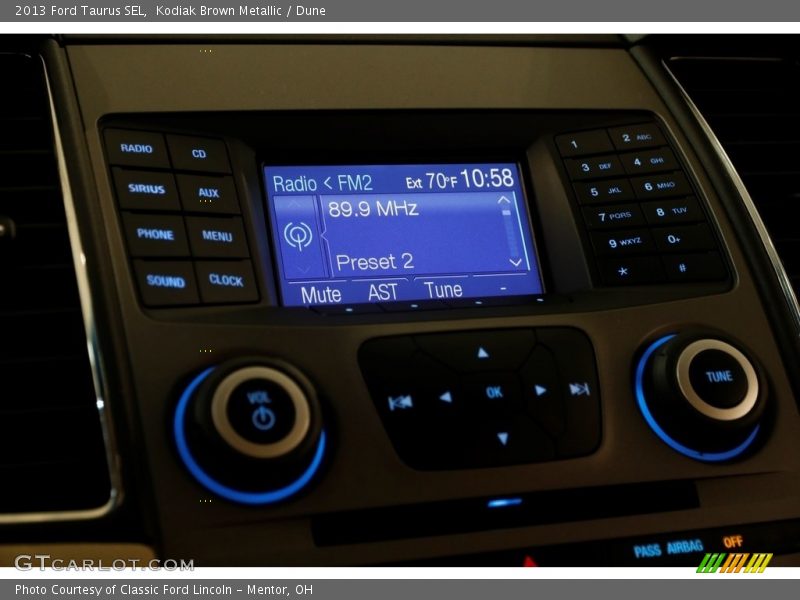 Kodiak Brown Metallic / Dune 2013 Ford Taurus SEL