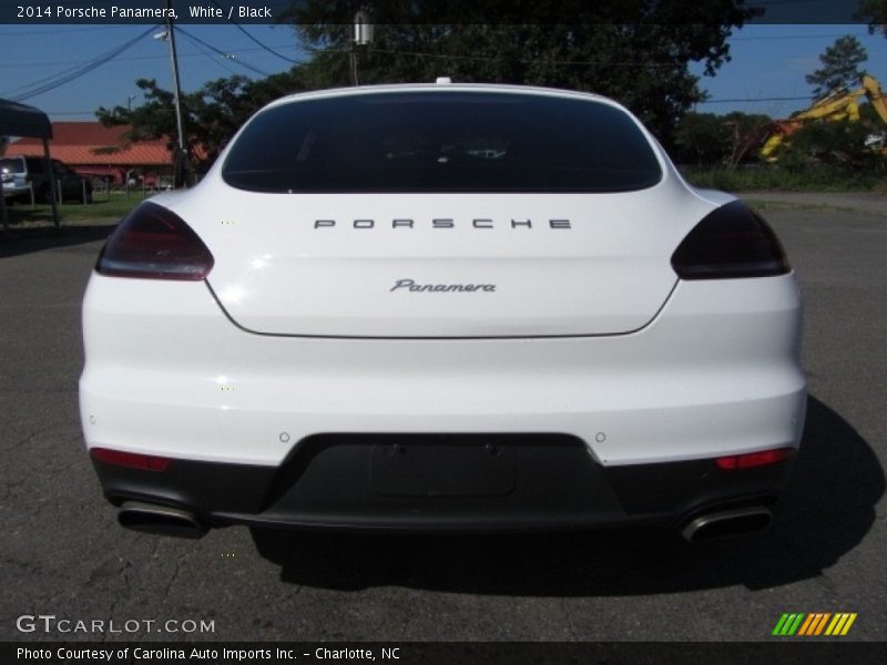 White / Black 2014 Porsche Panamera