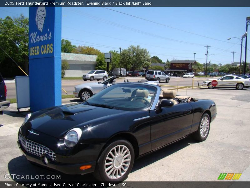Evening Black / Black Ink/Light Sand 2005 Ford Thunderbird Premium Roadster
