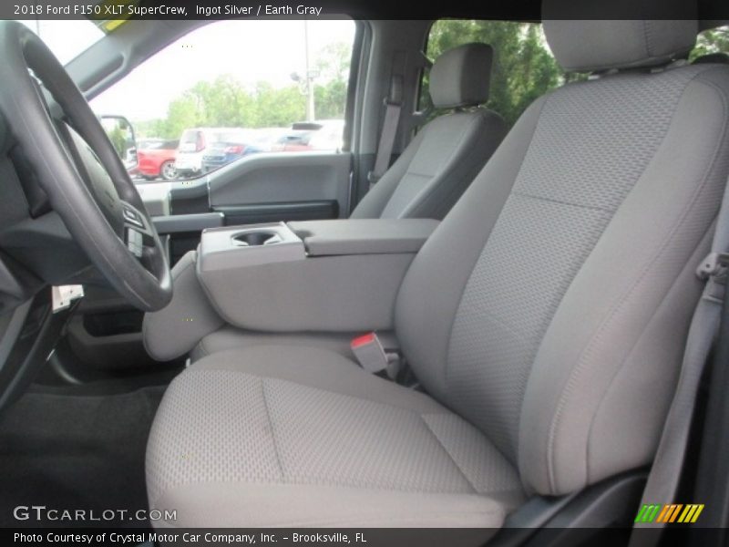 Ingot Silver / Earth Gray 2018 Ford F150 XLT SuperCrew