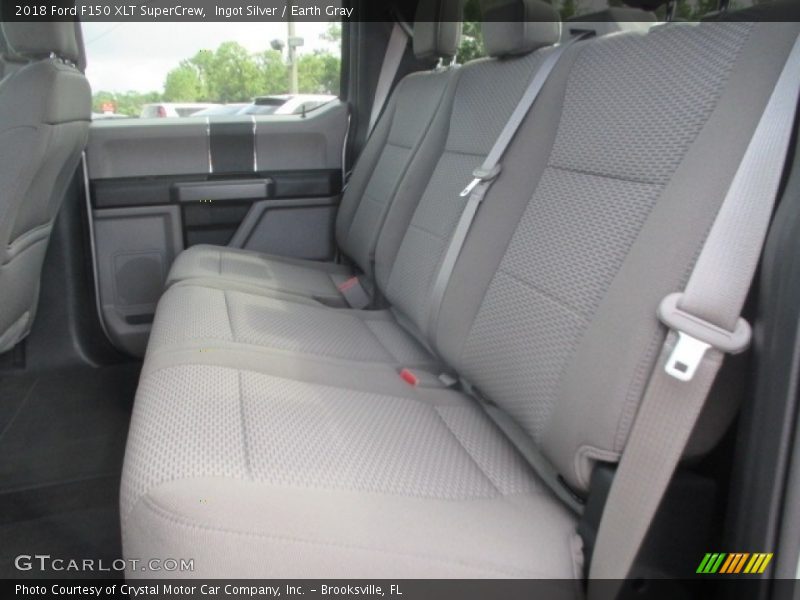 Ingot Silver / Earth Gray 2018 Ford F150 XLT SuperCrew