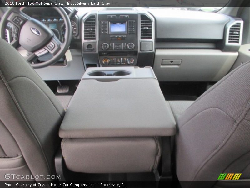Ingot Silver / Earth Gray 2018 Ford F150 XLT SuperCrew