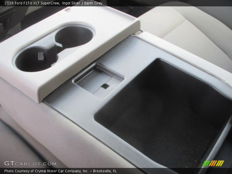 Ingot Silver / Earth Gray 2018 Ford F150 XLT SuperCrew