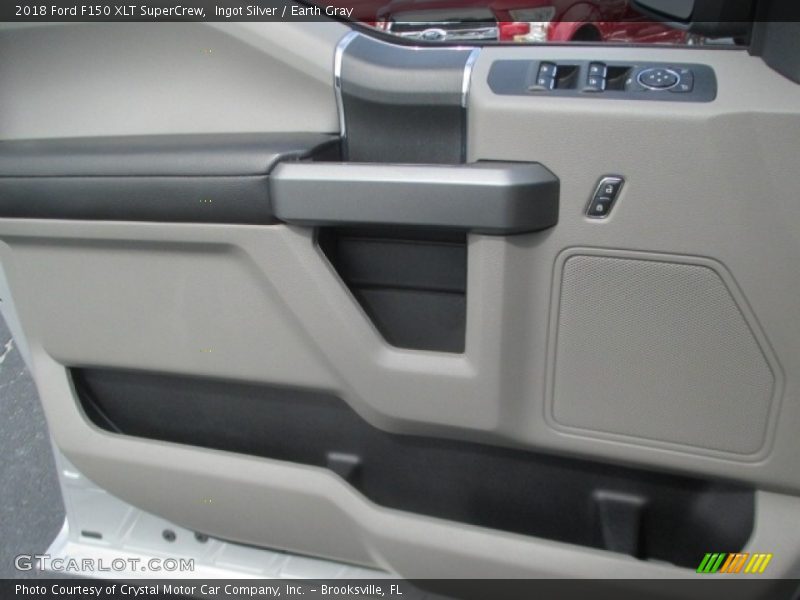 Ingot Silver / Earth Gray 2018 Ford F150 XLT SuperCrew