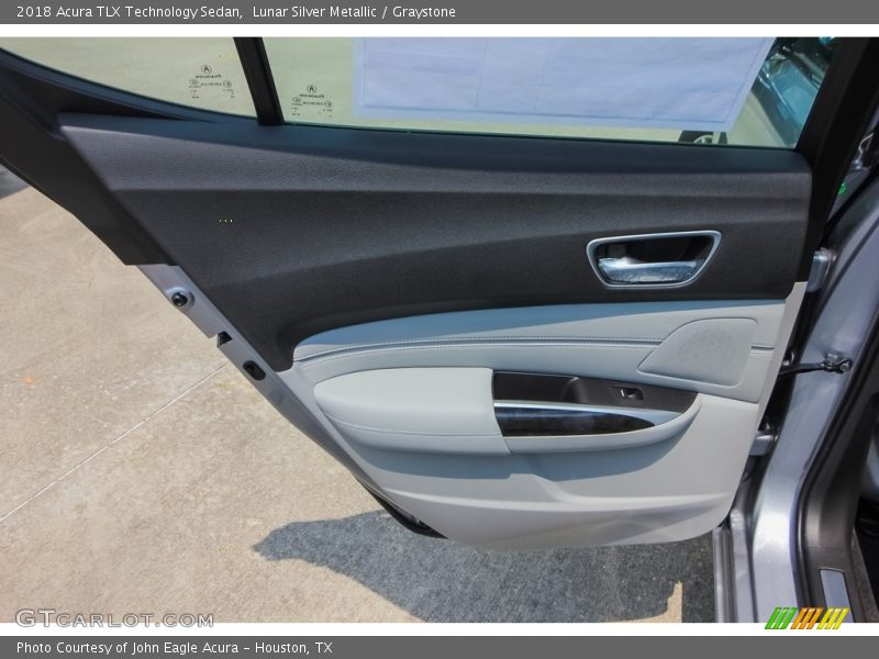 Lunar Silver Metallic / Graystone 2018 Acura TLX Technology Sedan