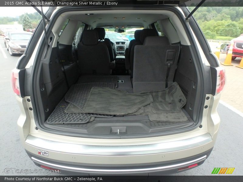 Champagne Silver Metallic / Ebony 2015 GMC Acadia SLE AWD