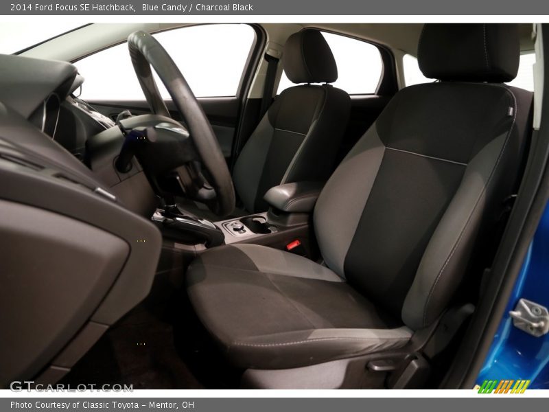 Blue Candy / Charcoal Black 2014 Ford Focus SE Hatchback